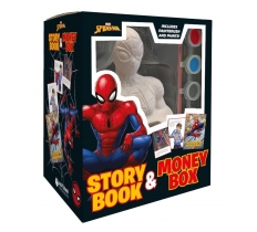 Money Box Marvel Spiderman Story Book & Money Box