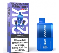 Bloody Bar Ultra 20K Vape Blue Razz Ice & Blueberry Raspberry