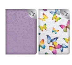 2025 Diary Pocket WTV Butterfly Fabric