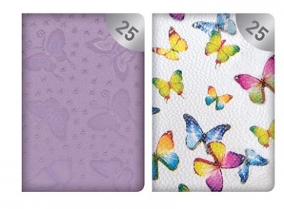 2025 Diary Pocket WTV Butterfly Fabric