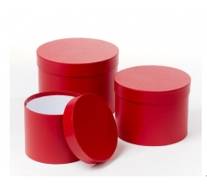 Red Hat Boxes set Of 3