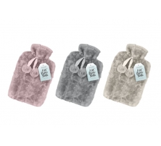 Faux Fur Hot Water Bottle Approx 2L