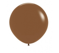 Fashion Colour Coffee 24" Latex Balloons 60cm 3 Pack