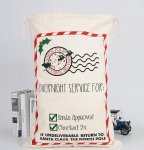 North Pole Express Santa Sack 70X50cm