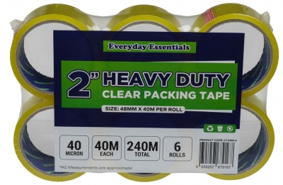 Parcel Tape 2" x 6 Pack