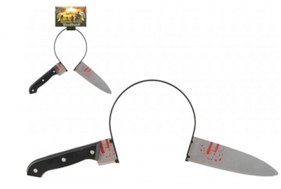 Hallowen Bloody Knife Headband