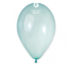 Gemar 13" Pack 50 Latex Balloons Crystal Jade Green #023