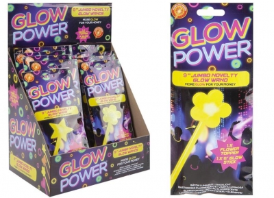 9" JUMBO NOVELTY GLOW WAND