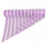 50CMX10M DECO MESH PINK/WHITE