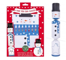 Christmas Make Your Own 12" Snowman Crackers 6 Pack