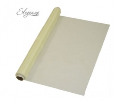 Eleganza Soft Sheer Organza 47cm X 10M No.61 Ivory