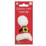 Christmas Santa Hat Hair Clip