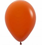 Sempertex Solid Sunset Orange 5" Latex Balloons 100 Pack