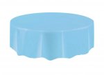Pwdr Blue Round Table Cover 84"