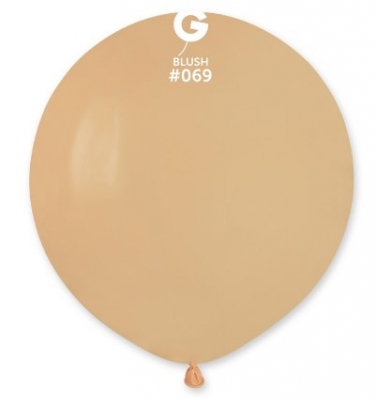 Gemar 19" Pack Of 25 Latex Balloons Blush #069