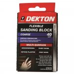 Dekton Flexible Sanding Block - Course - 40 Grit