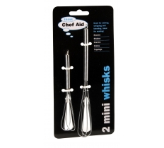 Chef Aid Mini Whisks Carded Pack Of 2