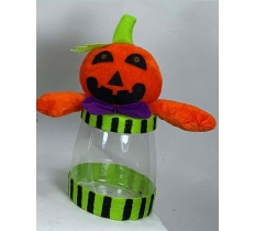 Pumpkin Halloween 10" Candy Jar