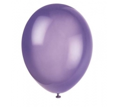 12" Premium Latex Balloons 10 Pack Midnight Purple