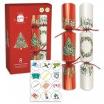 Christmas Crackers 12" X 8 Foliag Design