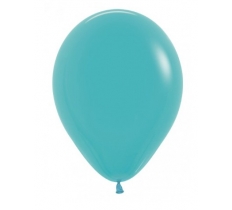 Sempertex 12" Fashion Caribbean Blue Latex Balloons 50 Pack