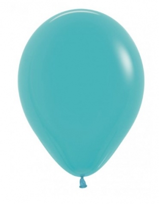 Sempertex 12" Fashion Caribbean Blue Latex Balloons 50 Pack