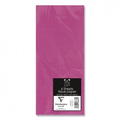 Tissue Paper Fuchsia 6 Sheets