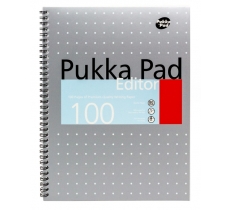 Pukka Pads A4+ Lined Metallic Editor Pad