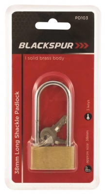 Blackspur 40mm Long Shackle Padlock