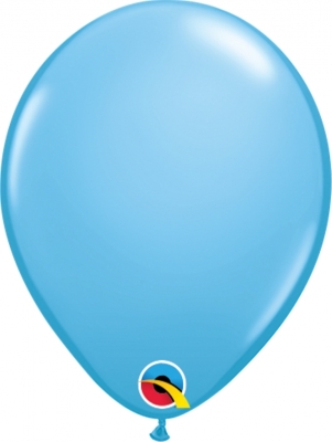 Qualatex 5" Plain Latex Round Pale Blue Balloons 100Ct