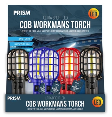 COB Workmans Torch PDQ ( Assorted Colours )