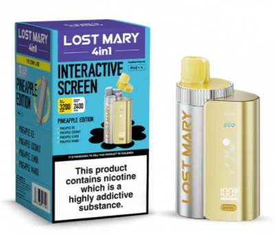 Lost Mary 4 In 1 Vape Pod Kit Pineapple Edition