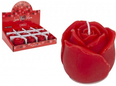 Valentine's Day Scented Rose Candle