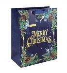 Merry Xmas Folliage Large Bag