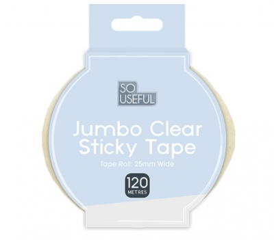 Jumbo Clear Sticky Tape 120m