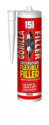 Gorilla Filler Decorators Flexible Filler White