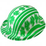 Shamrock Plastic Bowler Hat ( Adult )