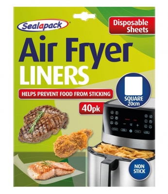 Dispoable Air Fryer Liner Square 20 Pack 20cm