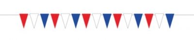 Union Jack Colours 40 Flags 10M Bunting