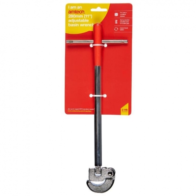 Amtech 11" Adjustable Basin Wrench