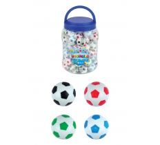 Football Bouncy Balls / Jet Balls 3.3cm X 72 ( 17p Each )