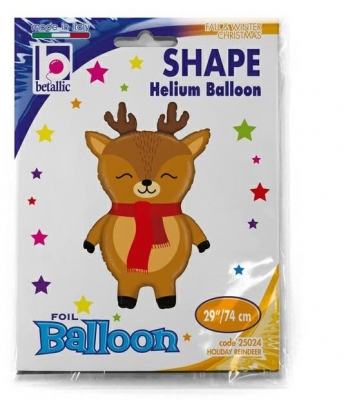 Holiday Reindeer Balloons 29"