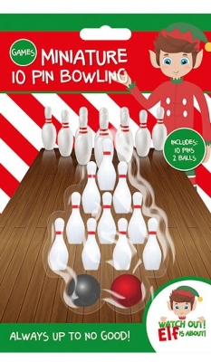 Christmas Elf Bowling Set