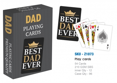 Dad Playing Cards