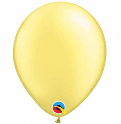 5" Round Pearl Lemon Qualatex Latex Balloons