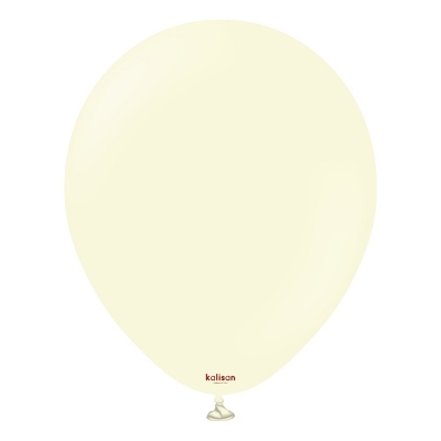 Kalisan 5" Standard Macaron Pale Yellow Balloons 100pc