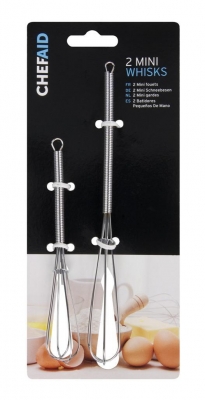 Chef Aid Mini Whisks Carded Pack Of 2