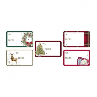 Christmas Traditional Stickers Pack Of 50