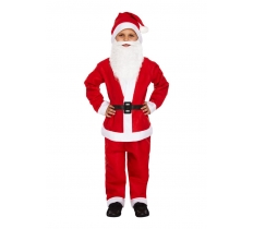 Childrens Santa Claus Costume ( Small / 4 - 6 Years )