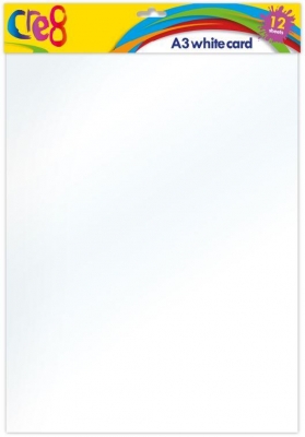 A3 White Card 12 Sheets